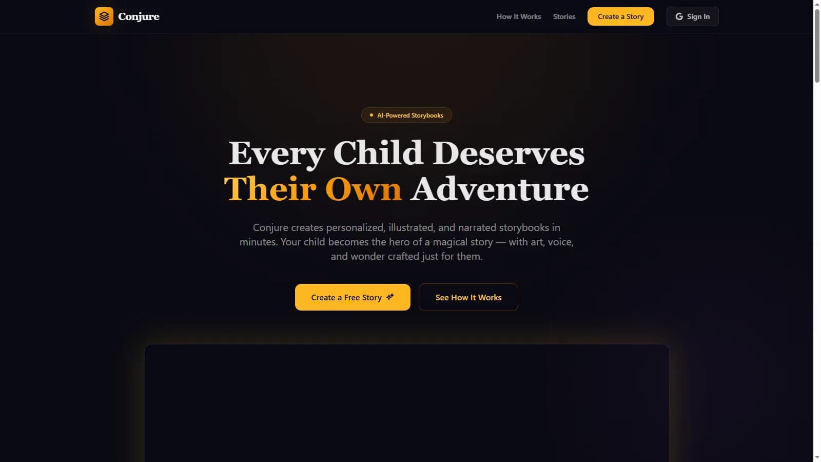 Conjure Stories — screenshot 1