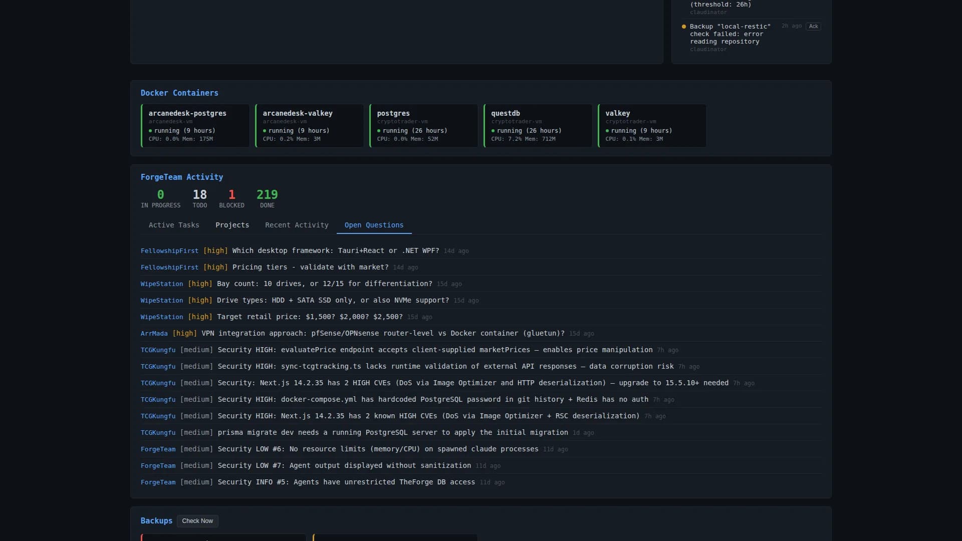 Sentinel — screenshot 2