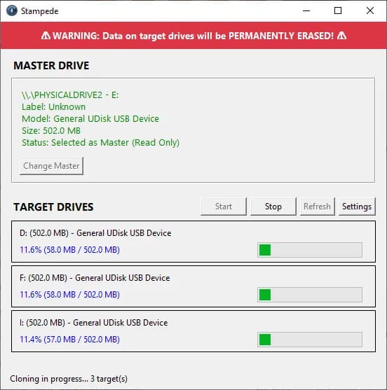 USB Drive Duplicator Software — screenshot 1