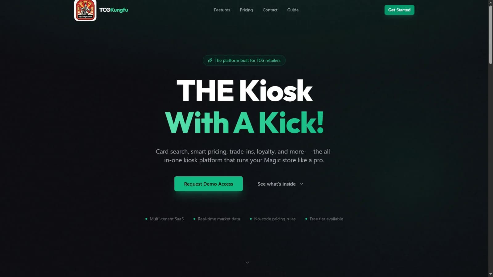 TCGKungfu Kiosk — screenshot 1